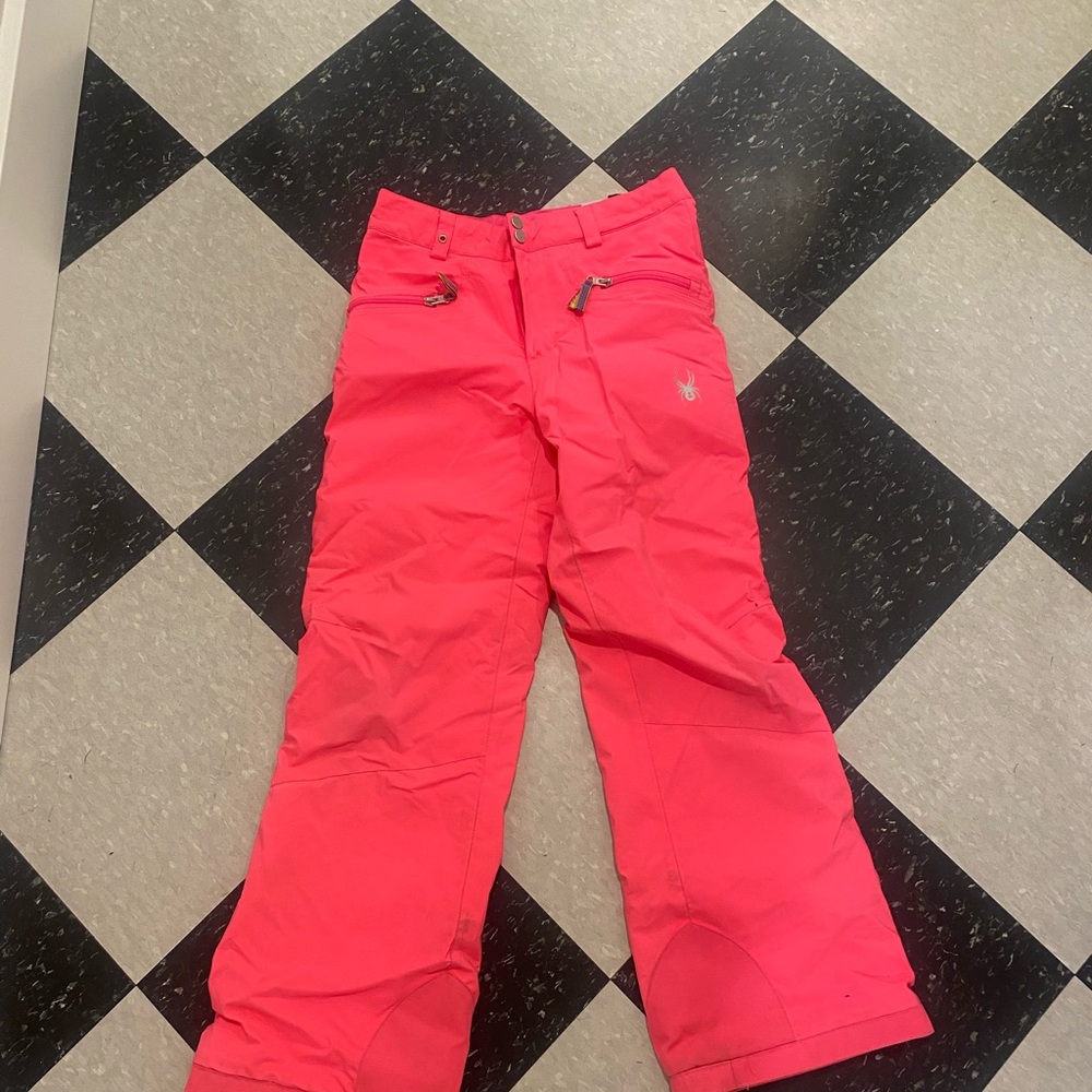 Girls size 14 Spyder ski pants.
